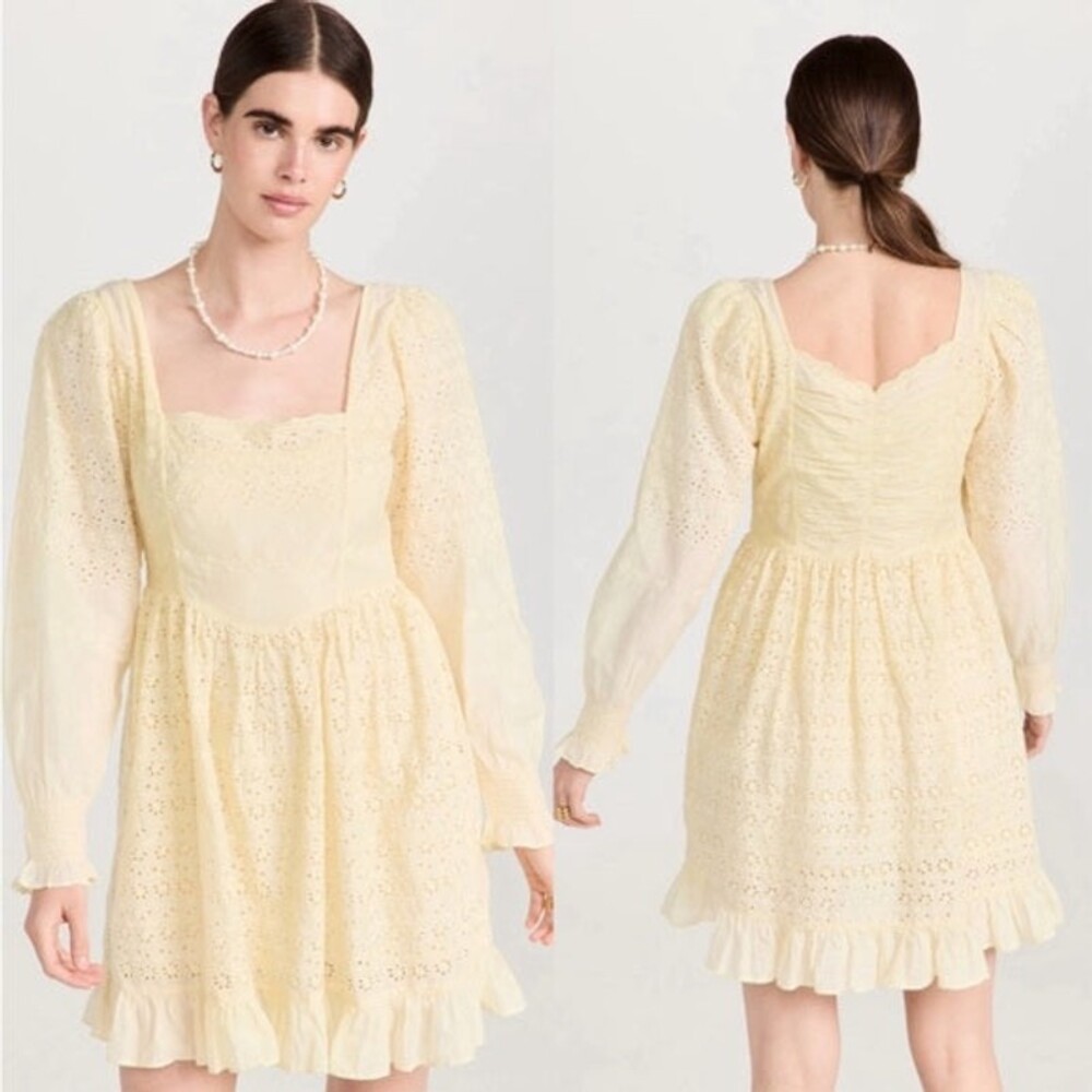 LoveShackFancy Preslina Mini Dress